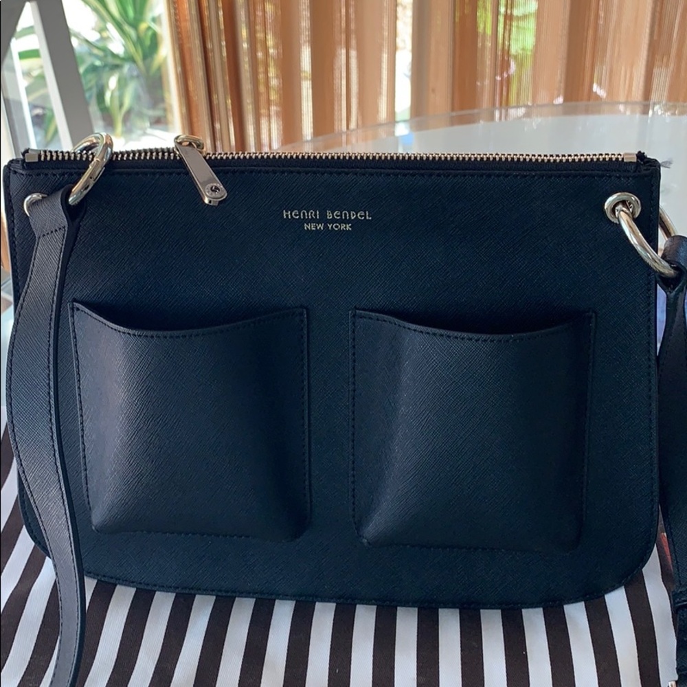Authentic black Henry bendel Handbag